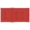 vidaXL Garden Lowback Chair Cushions 4 pcs Red 100x50x3 cm Oxford Fabric