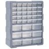 vidaXL Multi-drawer Organiser with 39 Drawers 38x16x47 cm