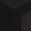 vidaXL Sliding Door Cabinet Black 90x40x90 cm Steel