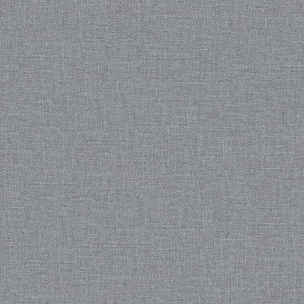 vidaXL Sofa Bed Light Grey Fabric