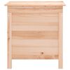 vidaXL Garden Storage Box 50x49x56.5 cm Solid Wood Fir