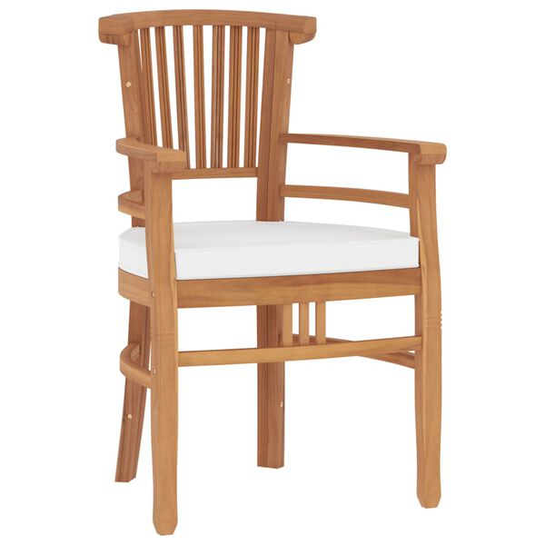 vidaXL 7 Piece Garden Dining Set Solid Wood Teak