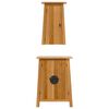 vidaXL 2 Piece Bathroom Furniture Set Solid Wood Pine