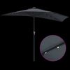 vidaXL Garden Parasol Anthracite 294 x 150 x 224 cm Fabric