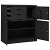 vidaXL Office Cabinet Anthracite 90x40x102 cm Steel