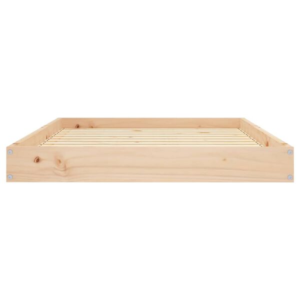 vidaXL Dog Bed 101.5x74x9 cm Solid Wood Pine
