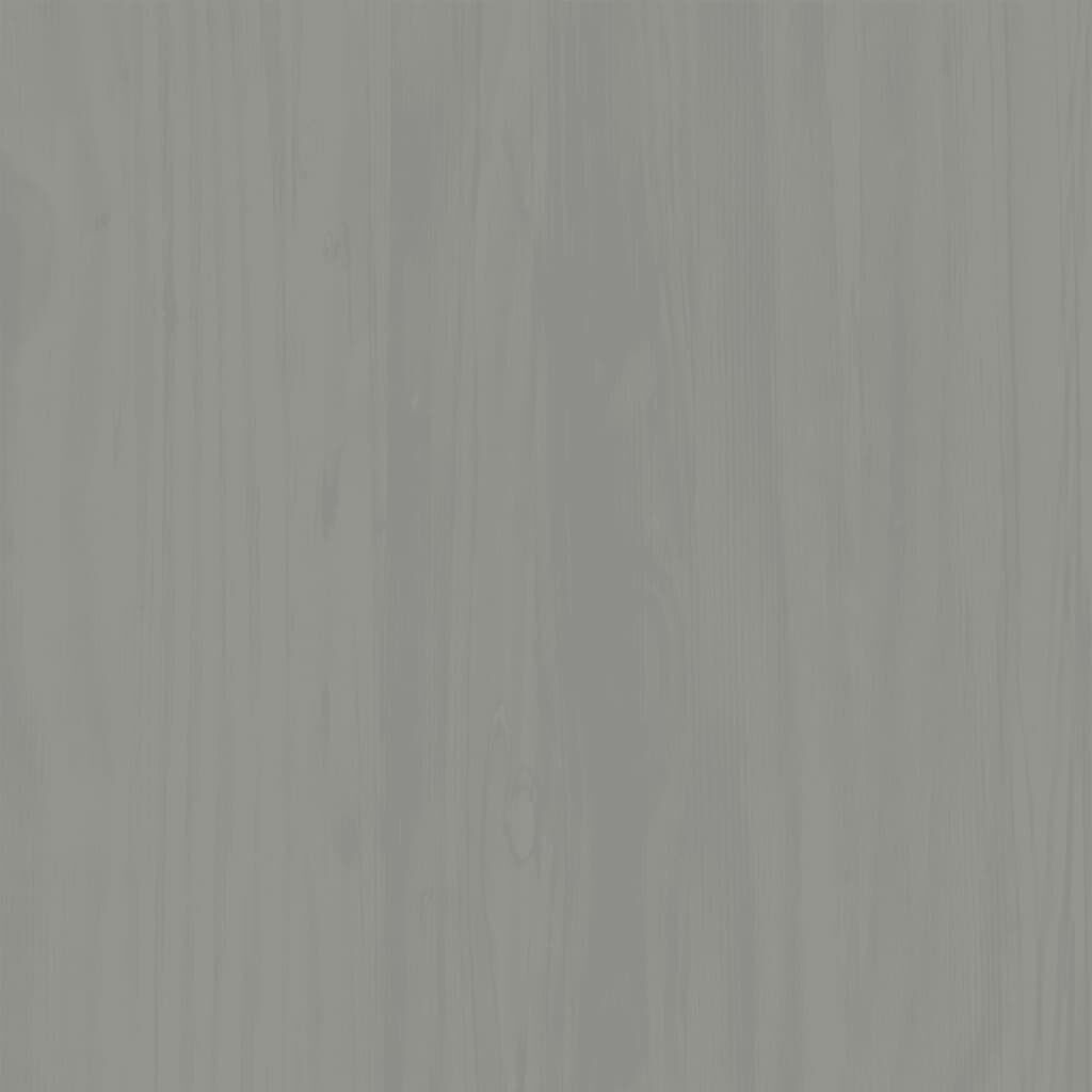 vidaXL Bookcase VIGO Grey 60x35x114.5 cm Solid Wood Pine