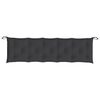 vidaXL Garden Bench Cushion Black 180x50x7 cm Oxford Fabric