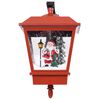 vidaXL Christmas Wall Lamp with LED Lights and Santa Red 40x27x45 cm
