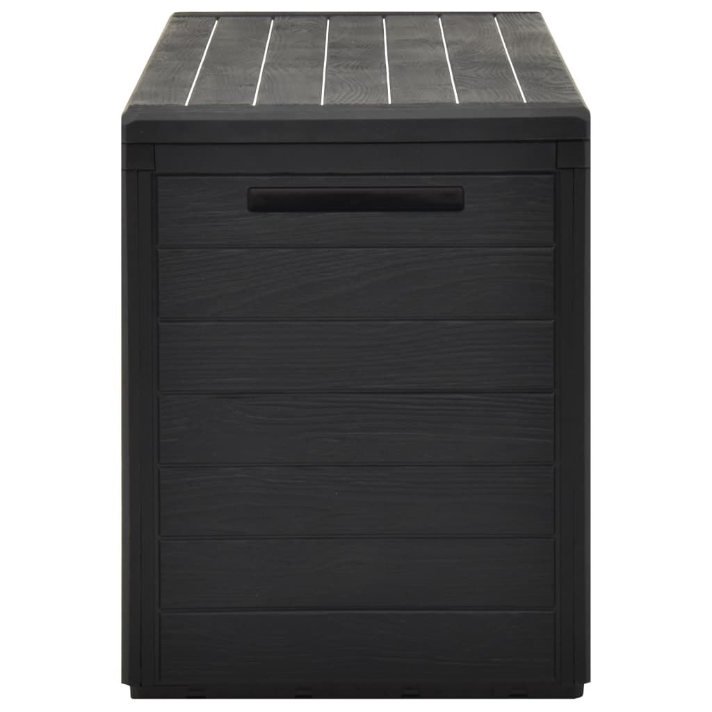 vidaXL Garden Storage Box Anthracite 116x44x55 cm