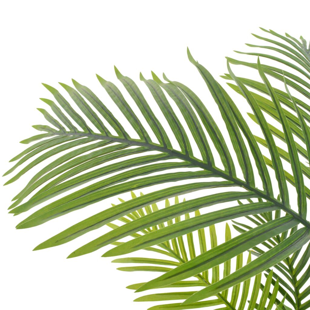 vidaXL Artificial Plant Palm with Pot Green 120 cm