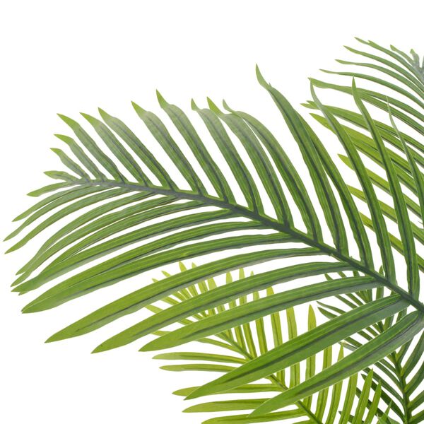 vidaXL Artificial Plant Palm with Pot Green 120 cm