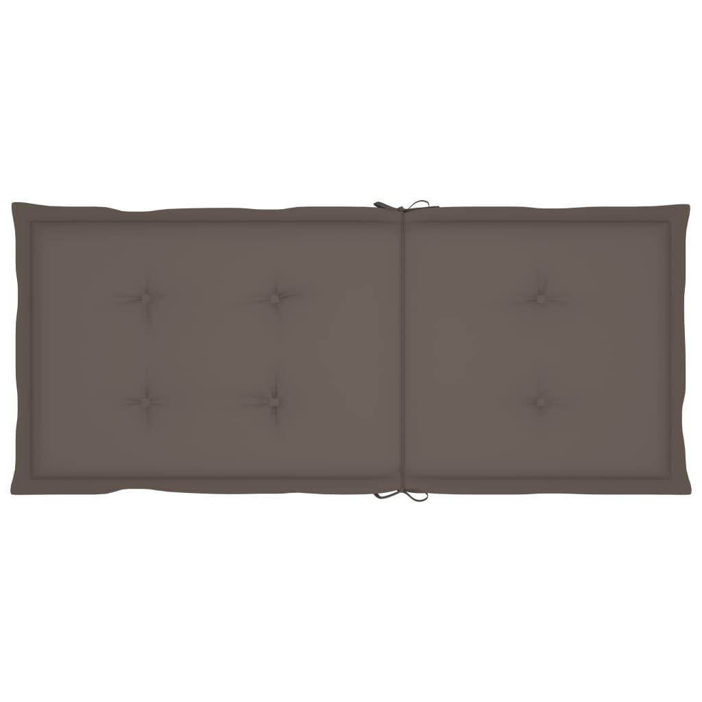 vidaXL Garden Reclining Chairs 4 pcs with Cushions Solid Acacia Wood