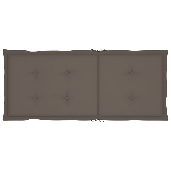 vidaXL Garden Reclining Chairs 4 pcs with Cushions Solid Acacia Wood