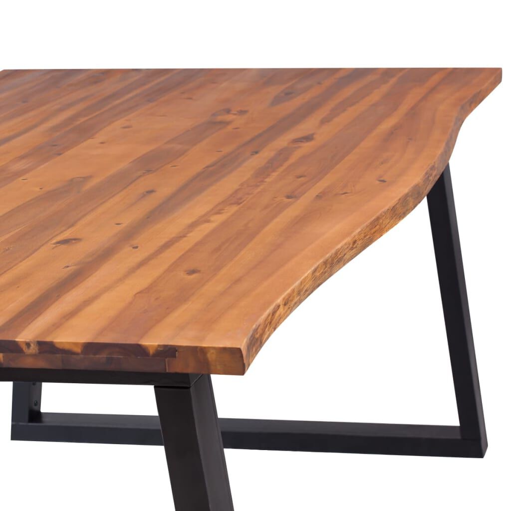 vidaXL Dining Table Solid Acacia Wood 200x90 cm