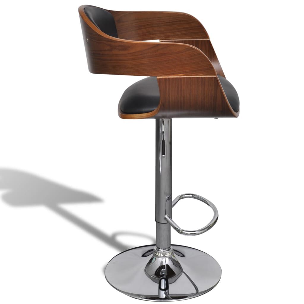 vidaXL Bar Stool Artificial Leather Height Adjustable