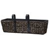 vidaXL Planters 2 pcs Water Hyacinth Brown