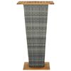 vidaXL 3 Piece Garden Bar Set with Cushions Poly Rattan Grey