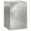 vidaXL Plant Stands 3 pcs Silver 24 x 24 x 75 cm Galvanised steel