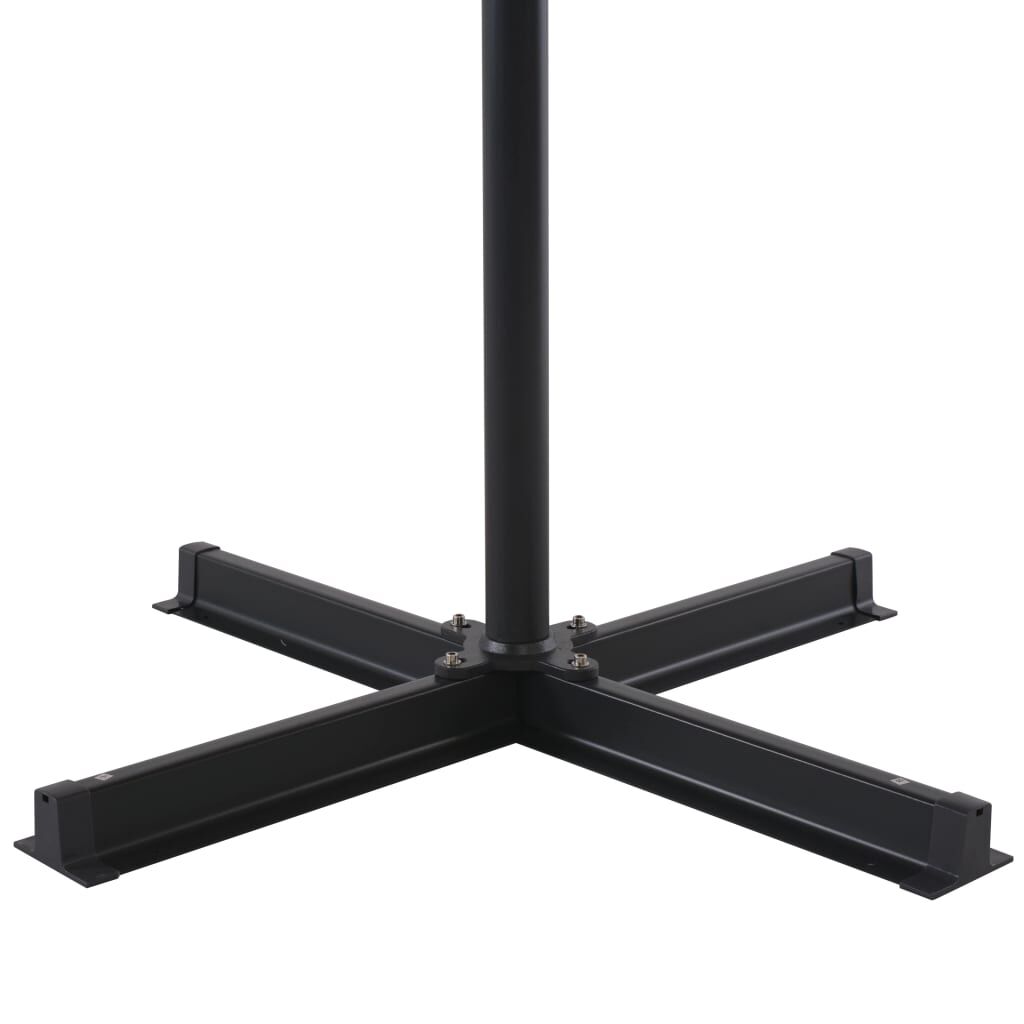 vidaXL Garden Parasol with Portable Base Anthracite
