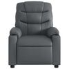 vidaXL Electric Massage Recliner Chair Grey Faux Leather