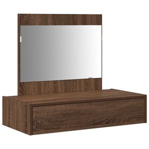 vidaXL Dressing Table Brown 83 x 40 x 70 cm Engineered wood