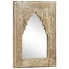 vidaXL Hand Painted Mirror 40x55 cm Solid Mango Wood