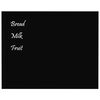 vidaXL Wall-mounted Magnetic Board Black 50x40 cm Tempered Glass