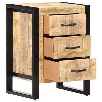 vidaXL Bedside Cabinet 40x35x55 cm Solid Mango Wood