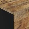 vidaXL Bedside Cabinet 50x33x60 cm Solid Wood Mango&Engineered Wood