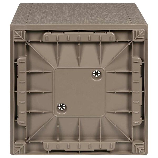 vidaXL Garden Planter Grey 36 x 36 x 35 cm Polypropylene