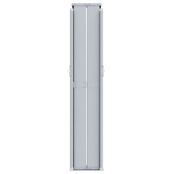 vidaXL Retractable Side Awning Cream 220x1200 cm