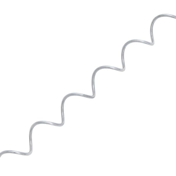 vidaXL Gabion Spirals 24 pcs Galvanised Steel 100 cm