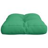 vidaXL Pallet Cushion Green 50x40x12 cm Fabric