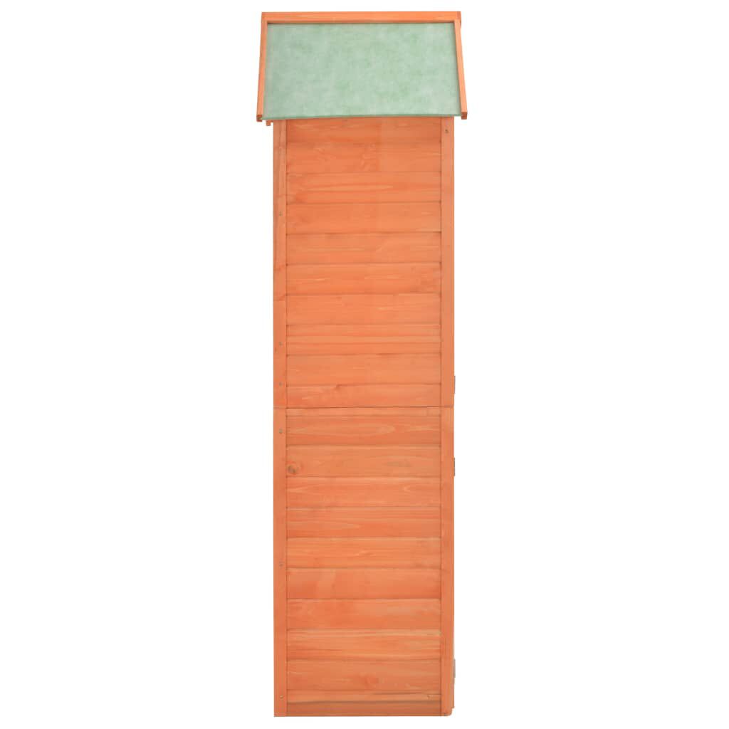 vidaXL Garden Storage Shed 71x60x213 cm Wood