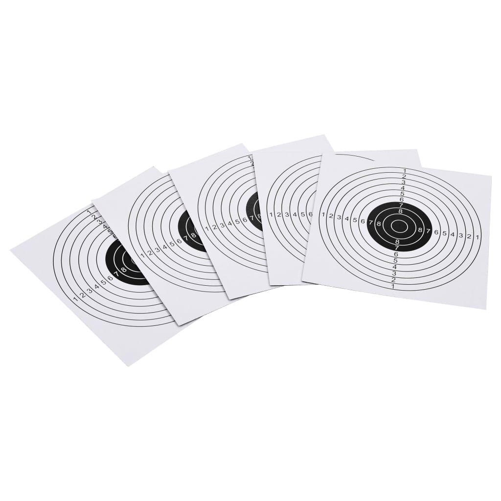 vidaXL 100 pcs Shooting Paper Targets 15x15 cm
