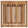 vidaXL Garden Side Table Brown 45 x 42.5 x 45 cm Solid teak wood