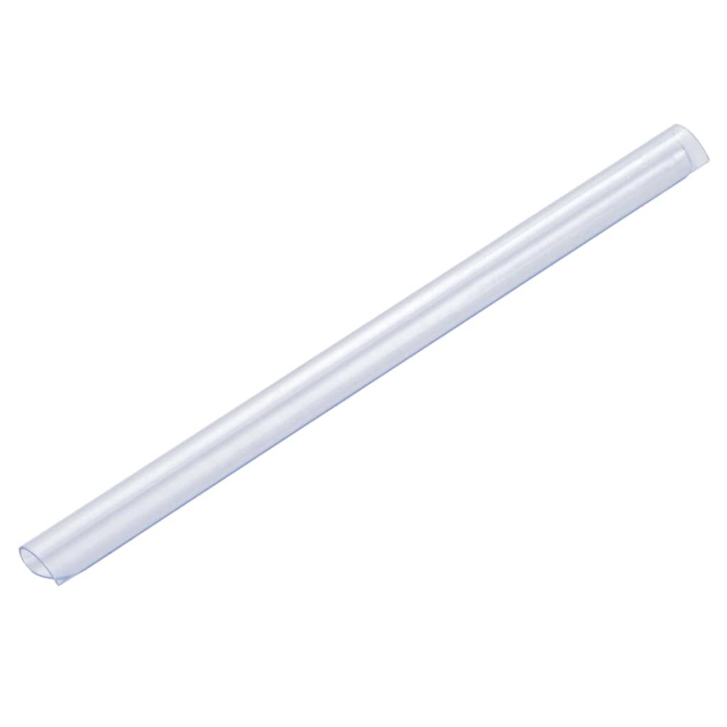 vidaXL 100 pcs Fence Strip Clips PVC Transparent