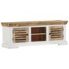 vidaXL TV Cabinet 110x30x40 cm Solid Wood Mango