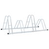 vidaXL Bicycle Stand for 4 Bikes Floor Freestanding Galvanised Steel