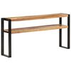 vidaXL Console Table 150x30x75 cm Solid Acacia Wood