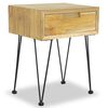 vidaXL Bedside Cabinets 2 pcs 40x30x50 cm Solid Teak