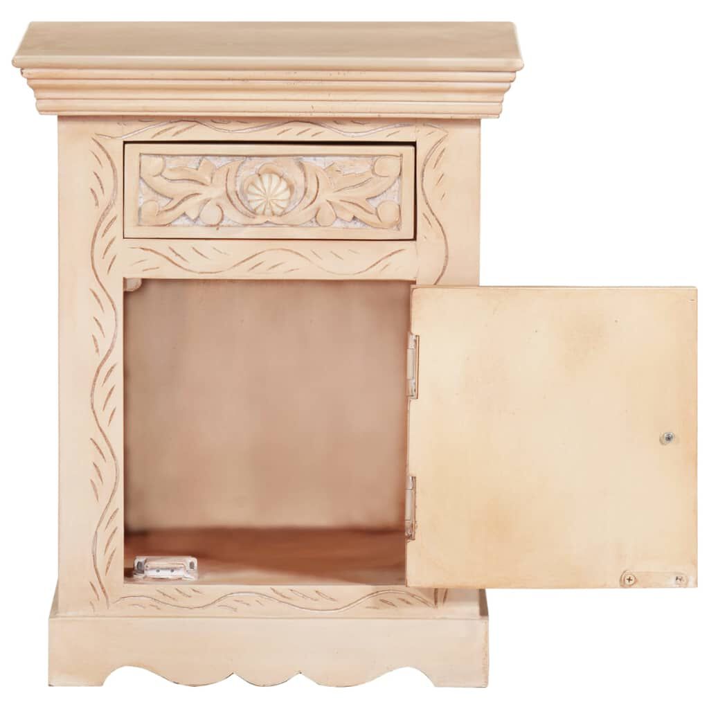 vidaXL Bedside Cabinet 40x30x50 cm Solid Mango Wood