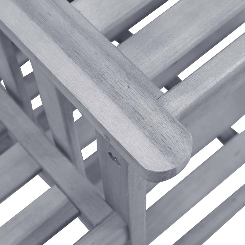 vidaXL Garden Chairs with Tea Table 159x61x92 cm Solid Acacia Wood