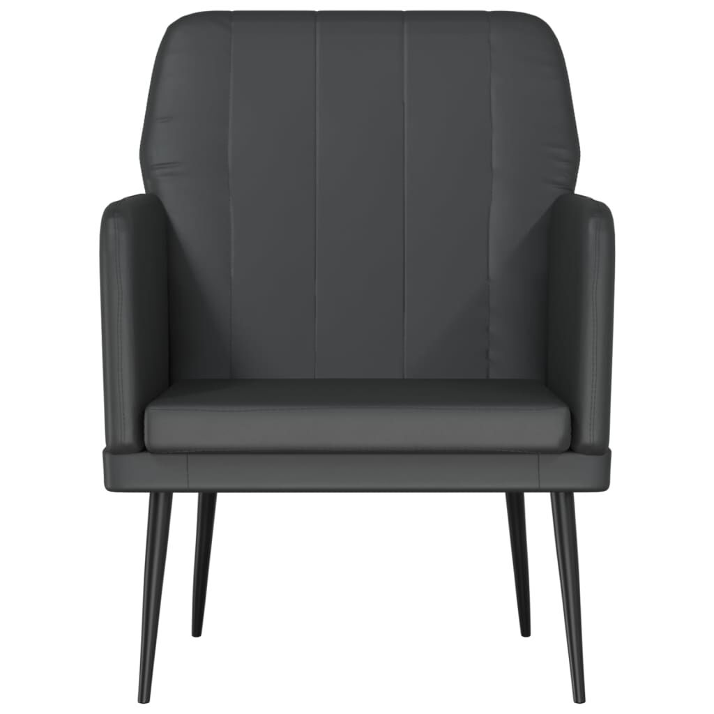 vidaXL Armchair Black 61x78x80 cm Faux Leather