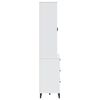 vidaXL Highboard VIKEN White 80x40x190 cm Solid Wood Pine