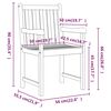 vidaXL Garden Chairs 2 pcs Solid Acacia Wood