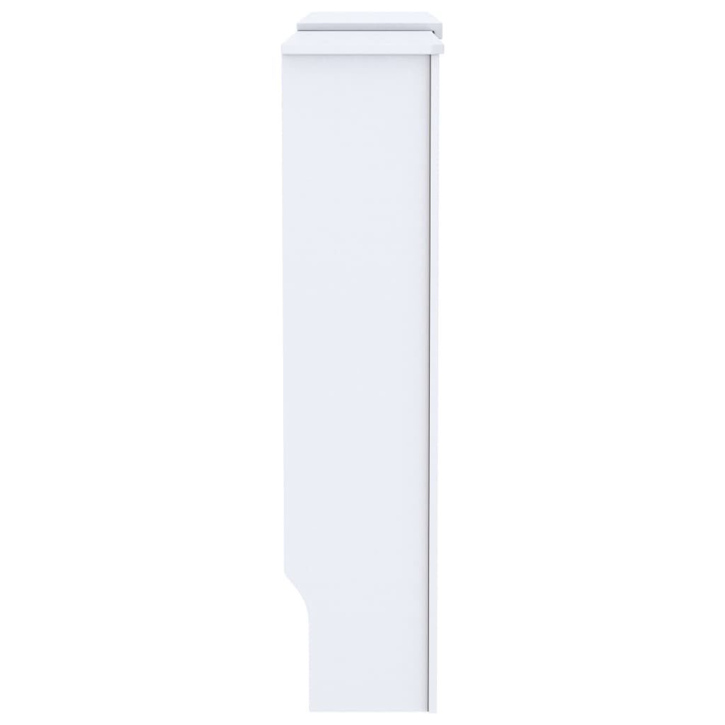 vidaXL MDF Radiator Cover White 205 cm