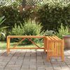 vidaXL Garden Corner Bench with Planter 117x117x40cm Solid Acacia Wood