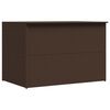 vidaXL Garden Storage Box Brown 150x100x100 cm Poly Rattan